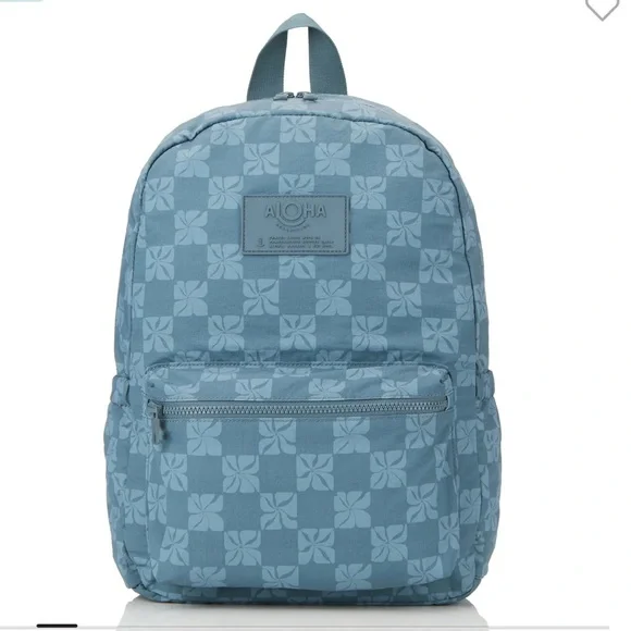 Aloha Collection Keep It Light Backpack in Pua Check - Picture 2 of 15